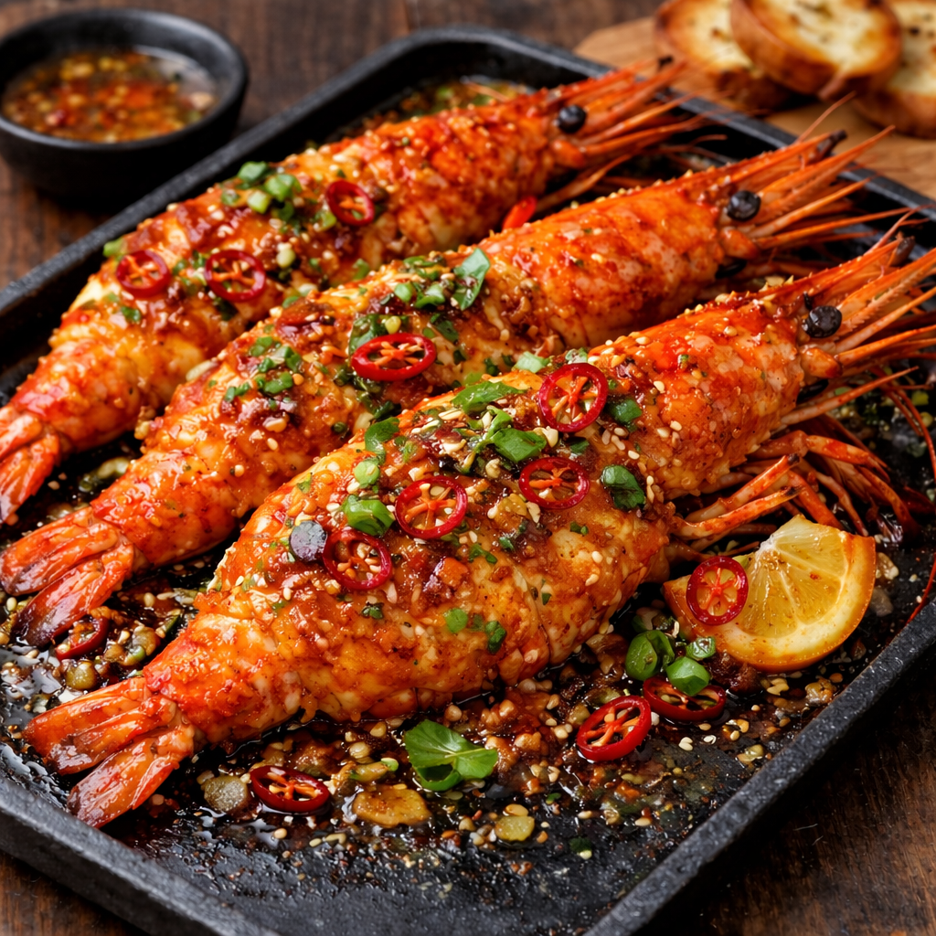 Jumbo Prawn Fried with Chef's Special Sauce 450 gram